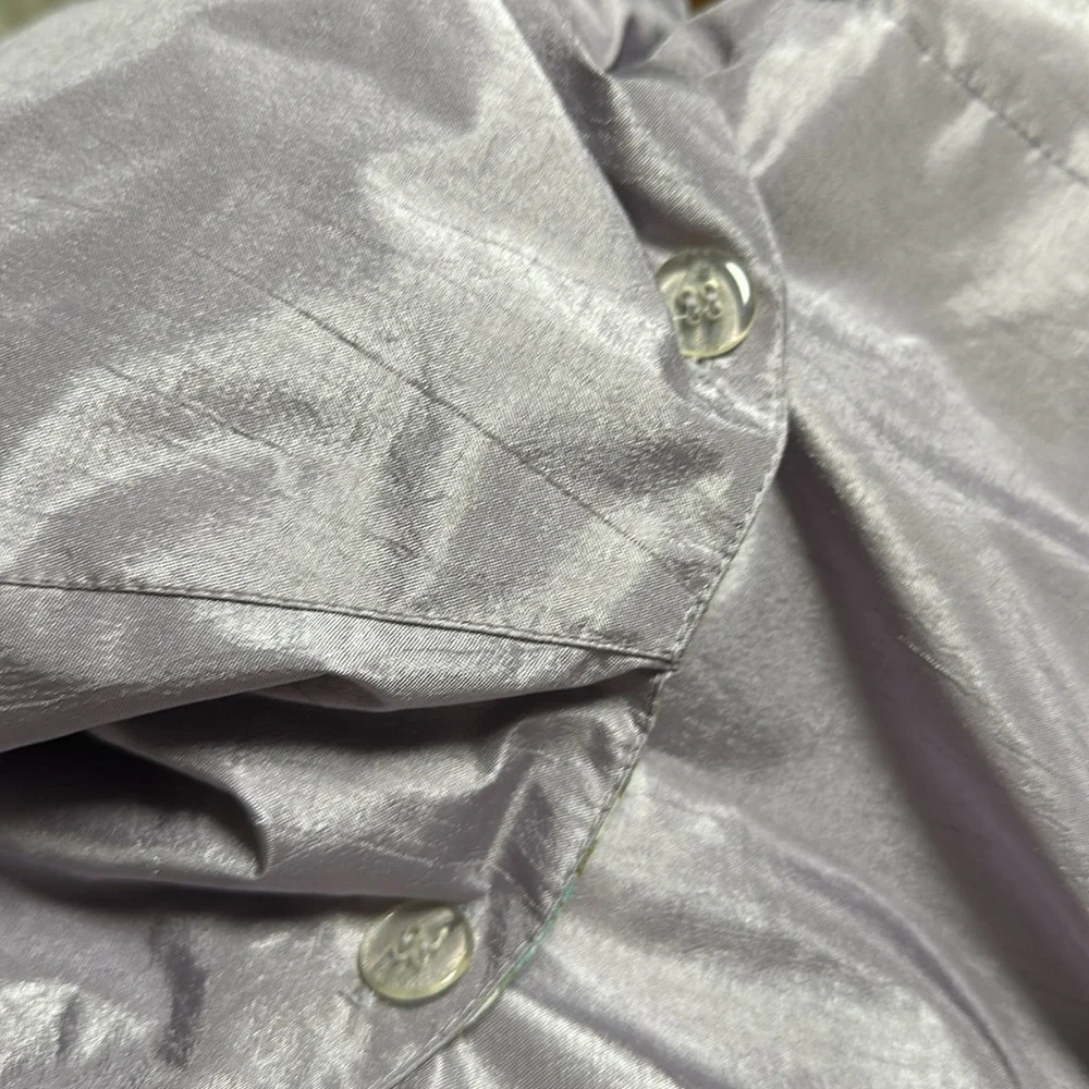 F.W. FISCHER Girls Dressy Lavender Rain Coat Sz 6X